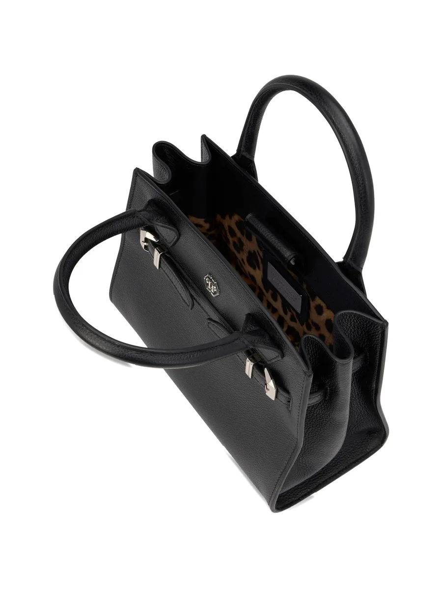 small Dynasty leather tote bag 8