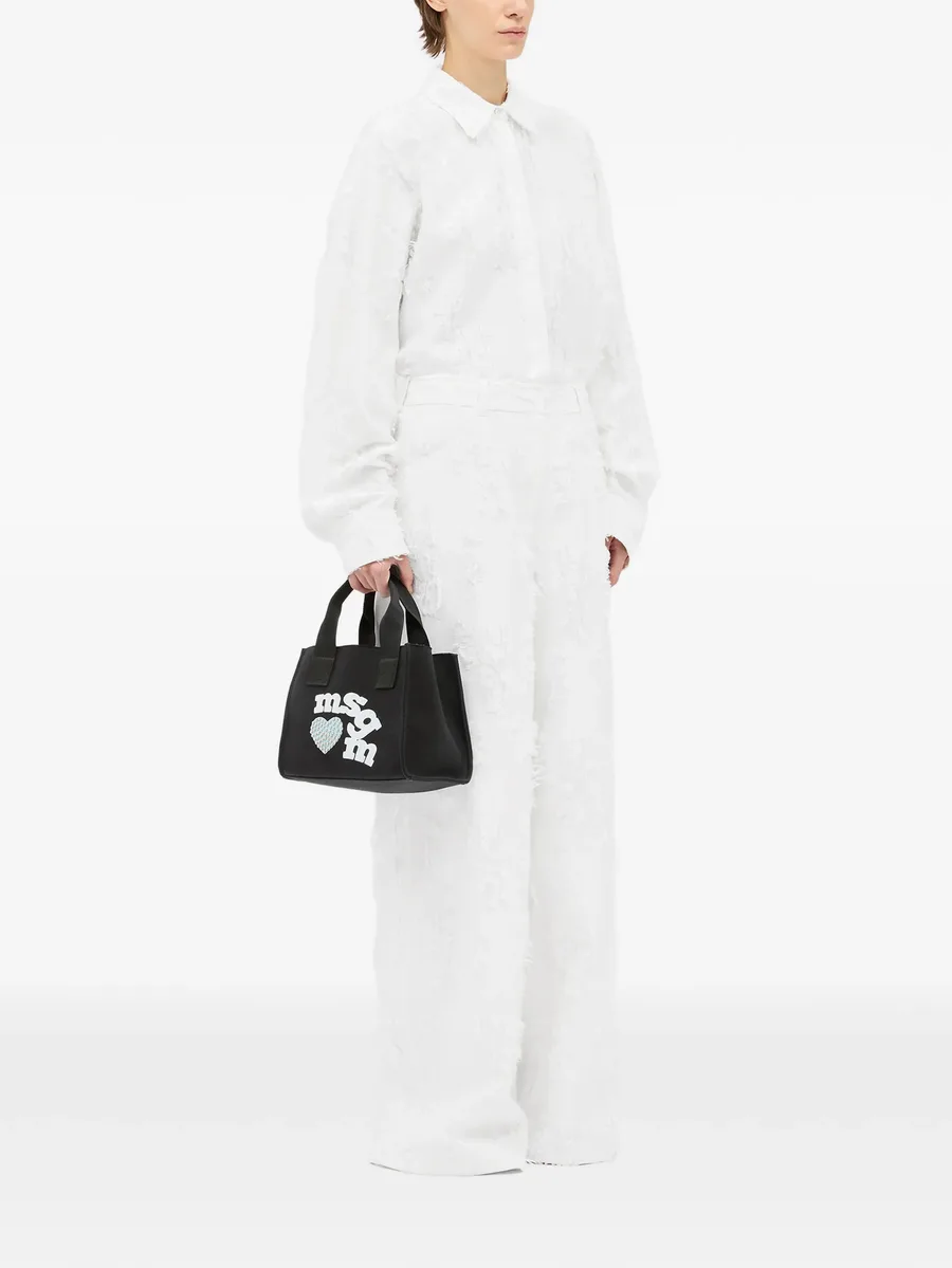 heart-print tote bag 3