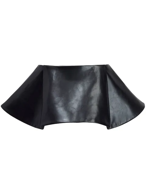 The Ralfa leather miniskirt