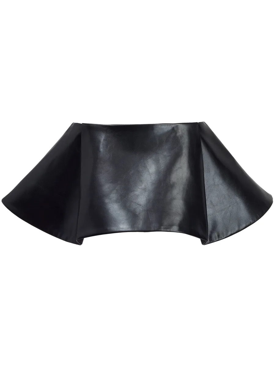 The Ralfa leather miniskirt 2