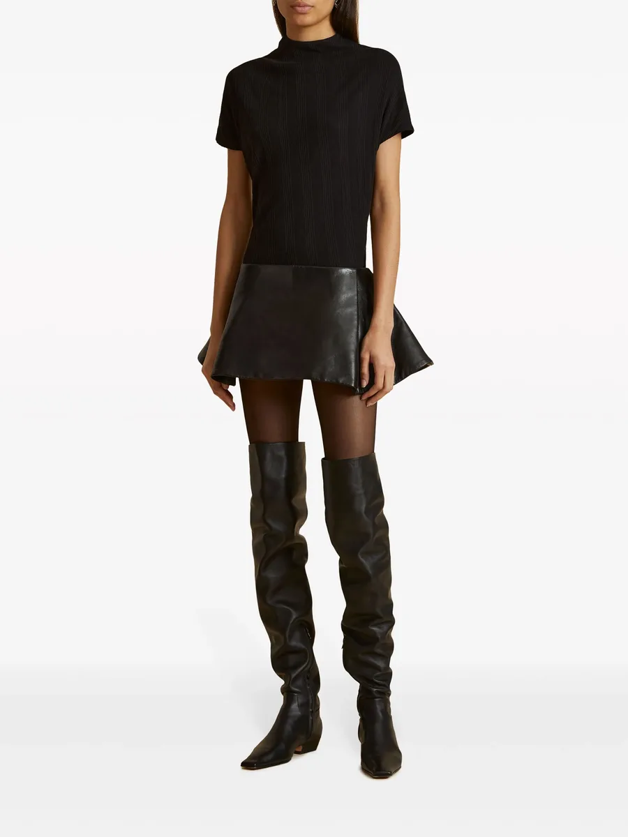 The Ralfa leather miniskirt 3