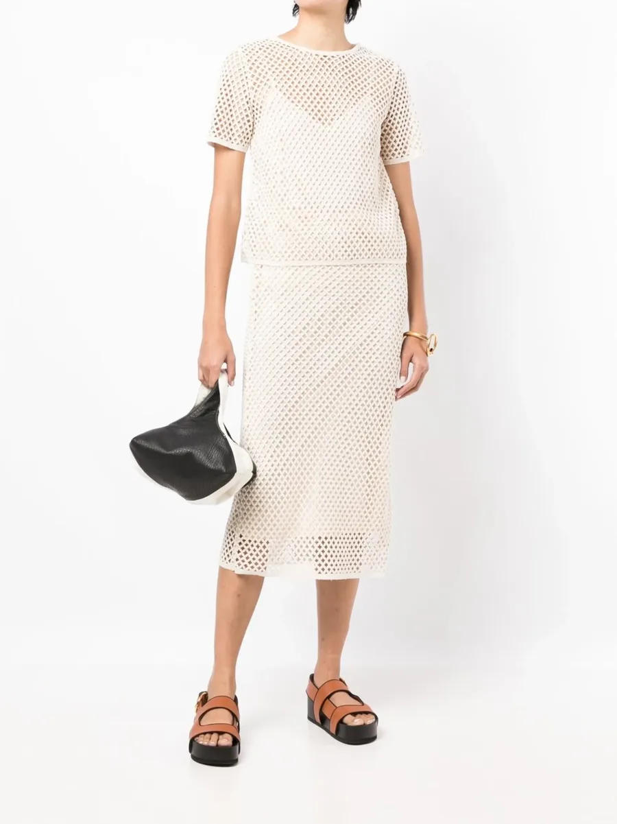 open-knit midi skirt 3