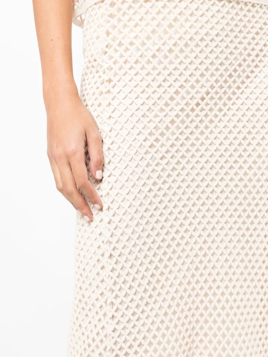open-knit midi skirt 9