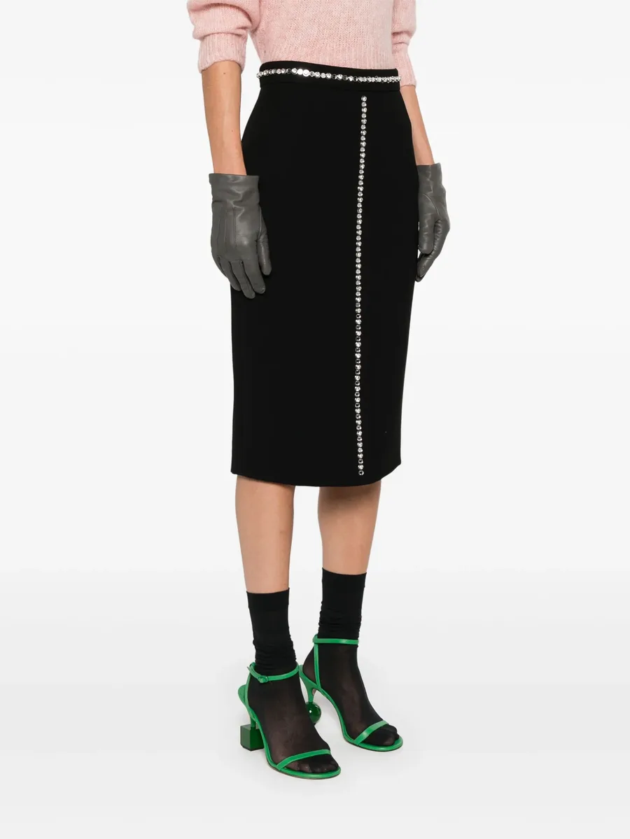 юбка мини с кристаллами 5