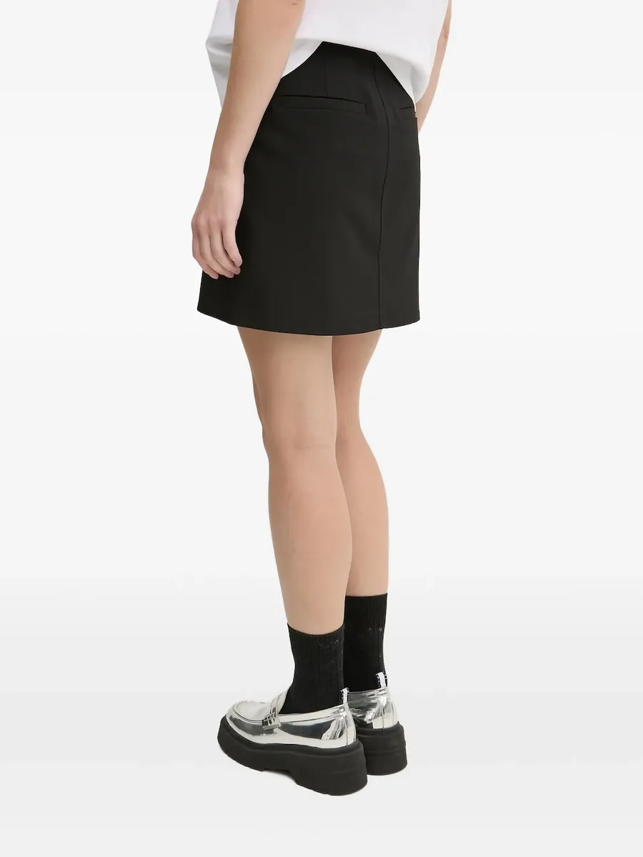 zip-detail flap-pocket mini skirt 4
