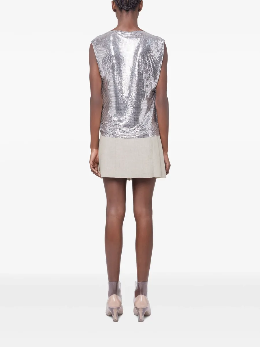 плиссированная мини-юбка 7