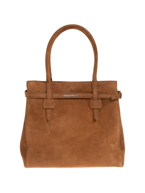 strap detail tote bag