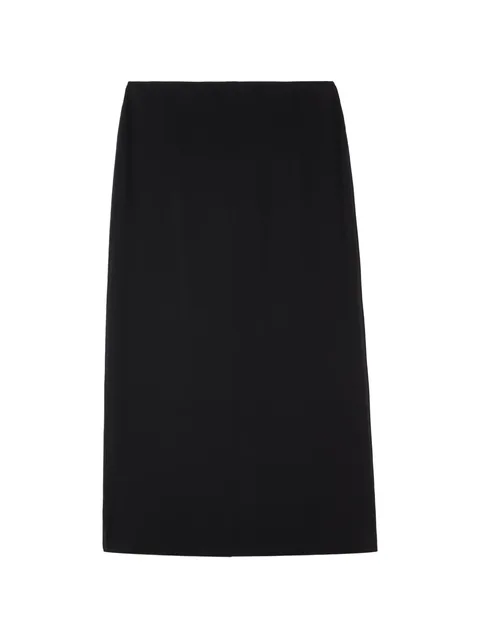 silk midi skirt