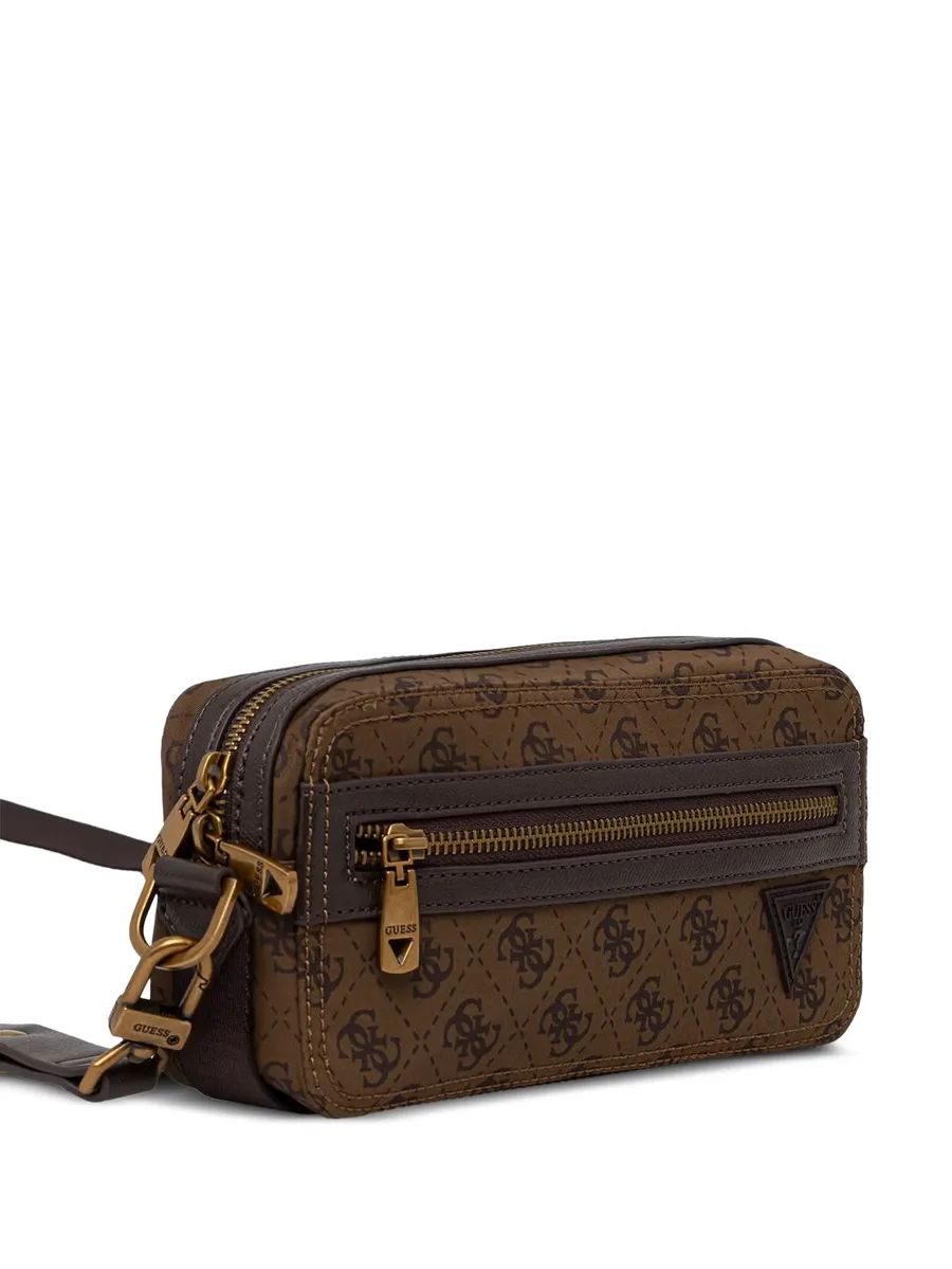 monogram-print messenger bag 5