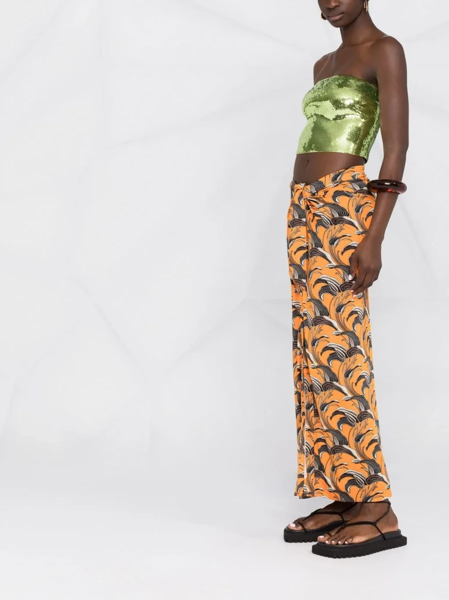 printed ruched skirt 8