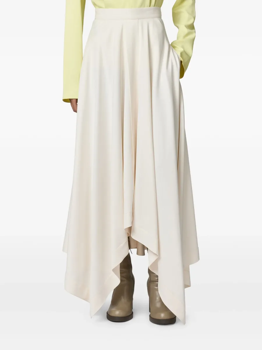 asymmetric high-waisted skirt 6