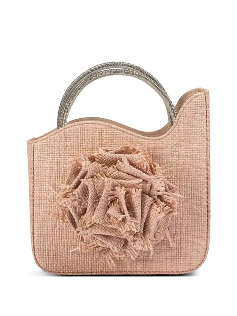 small Rose fringed flower tote bag