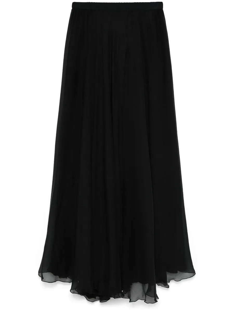 silk georgette maxi skirt 2