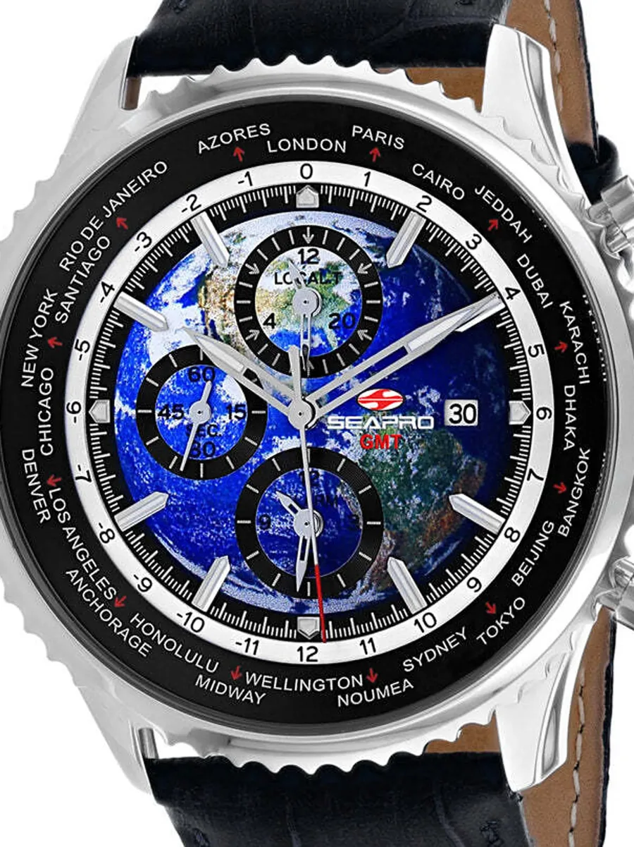 наручные часы Meridian World Timer GMT 47 мм 4