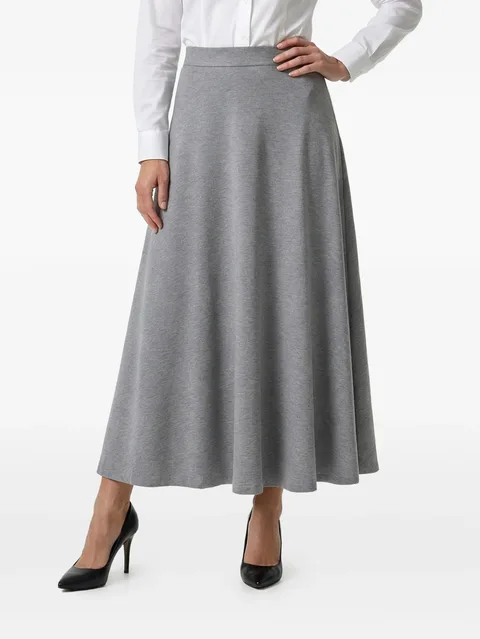 A-line midi skirt