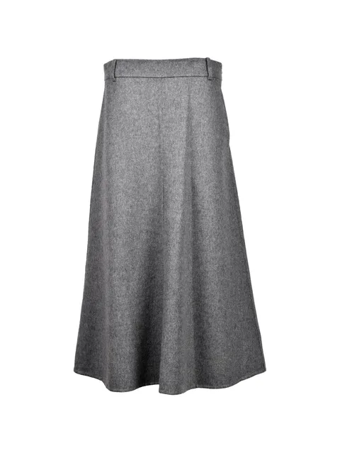 A-line midi skirt
