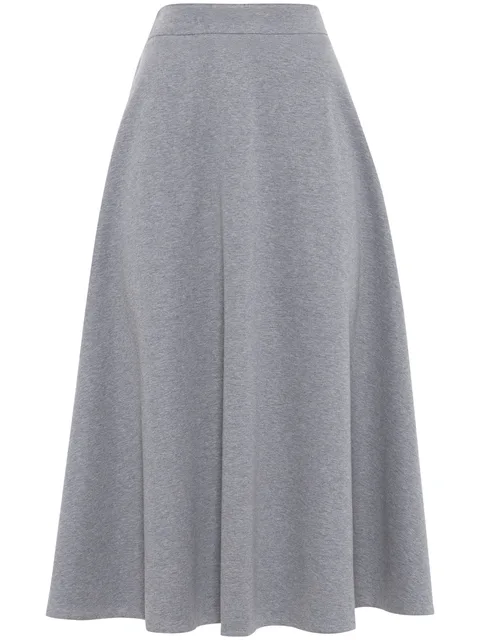 A-line midi skirt