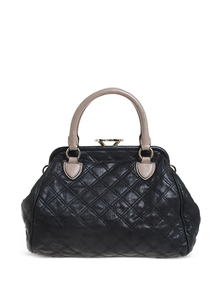 quilted leather tote bag 3