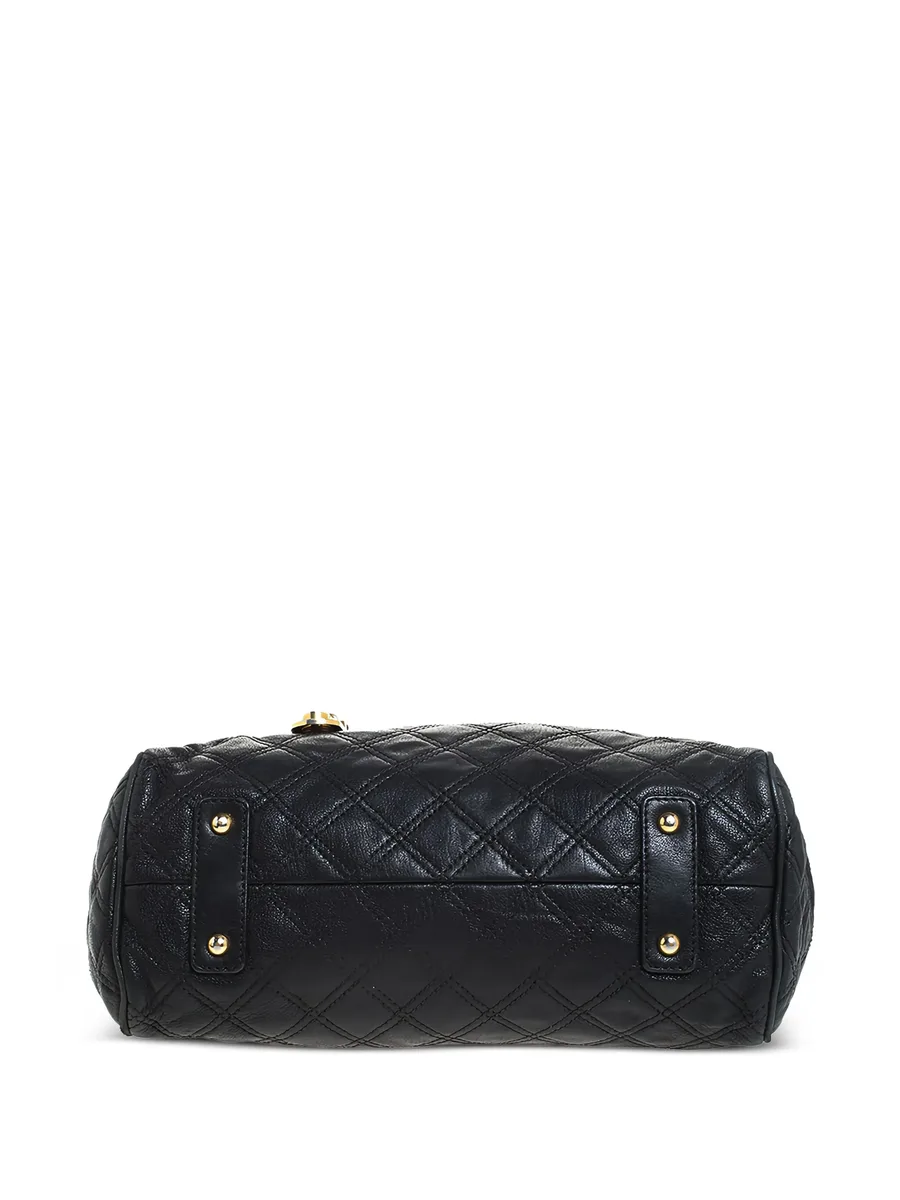 quilted leather tote bag 5