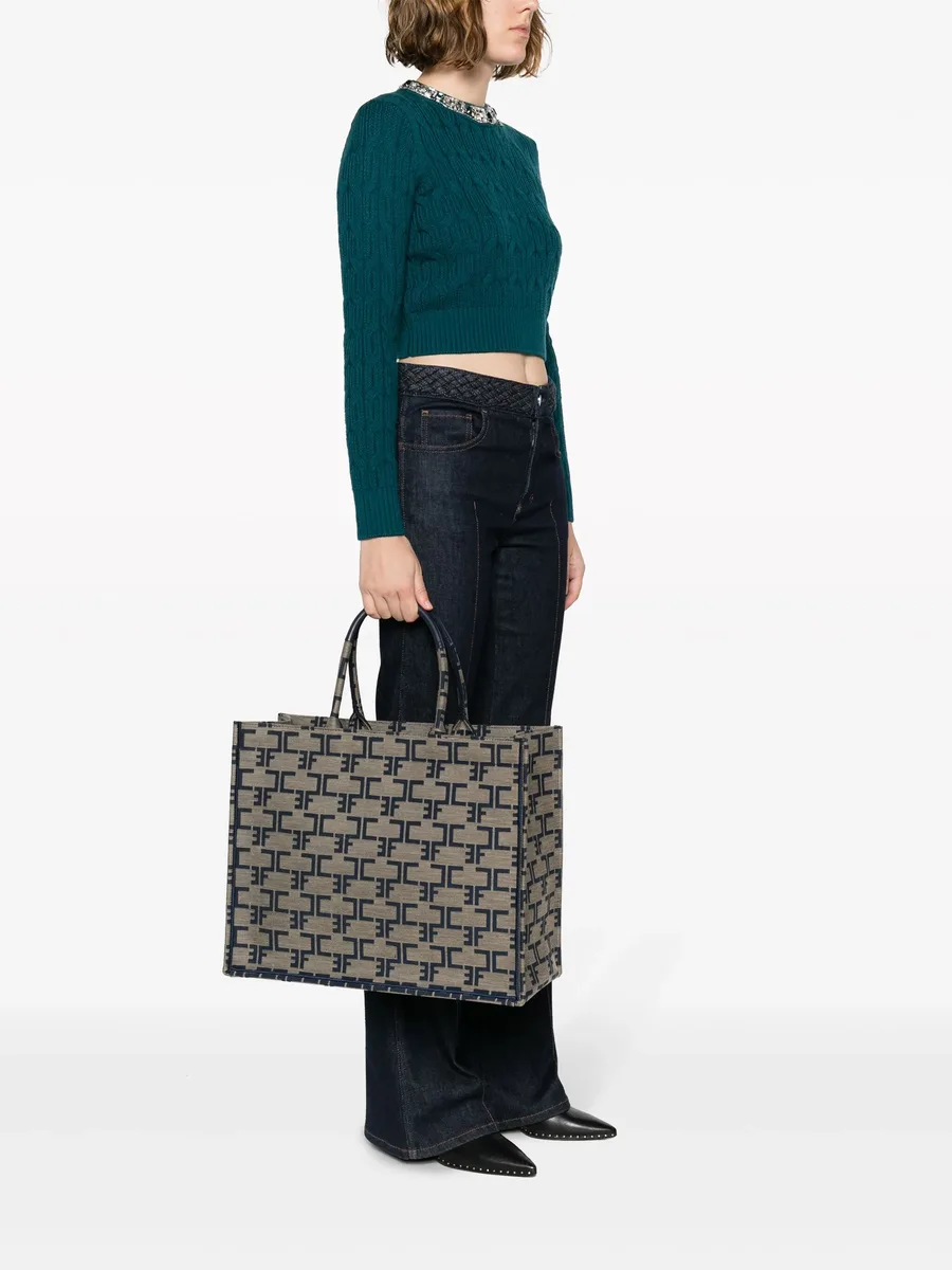 large monogram tote bag 3