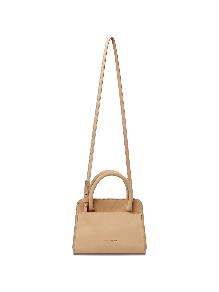 turn-lock suede tote bag 6