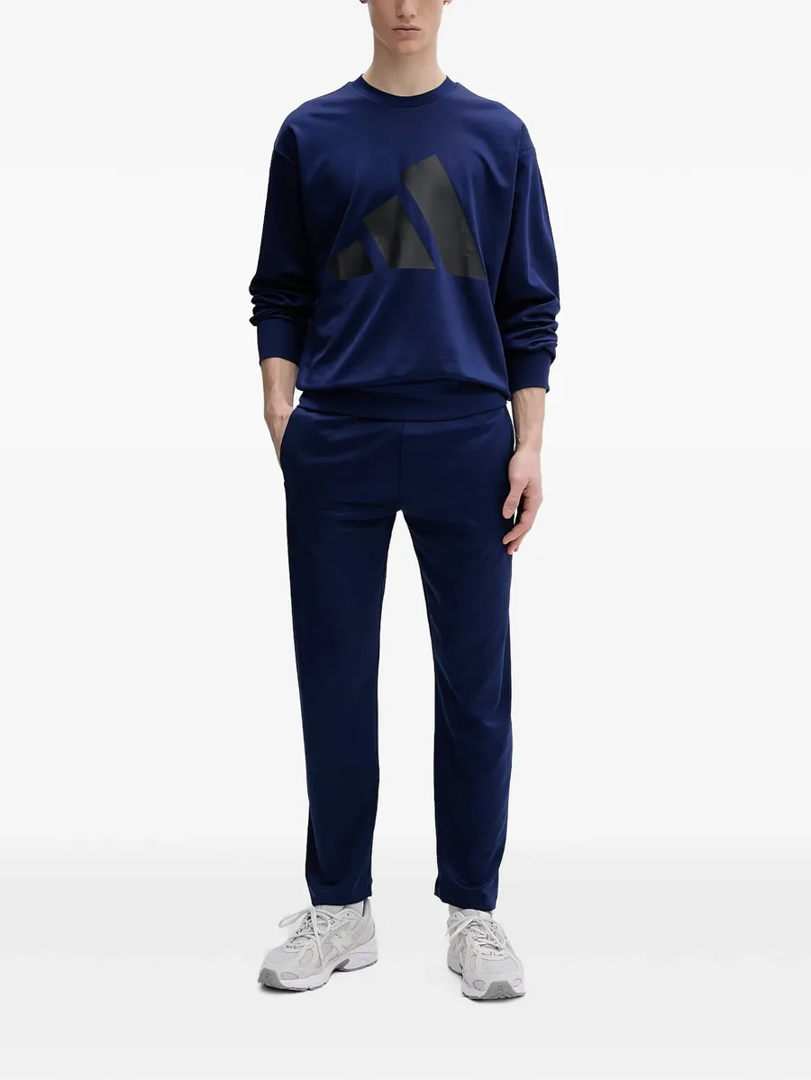 logo-print crew-neck tracksuit 4