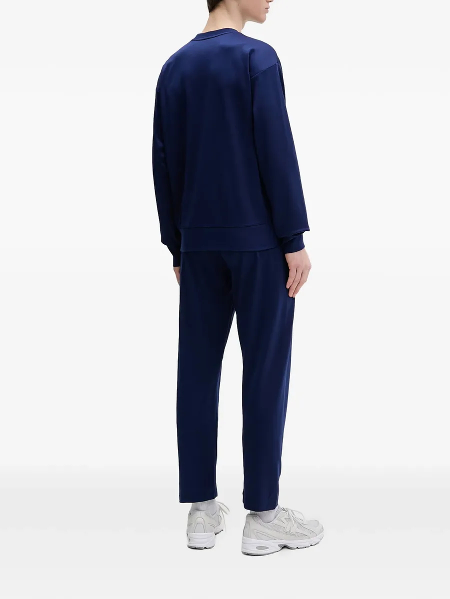 logo-print crew-neck tracksuit 5