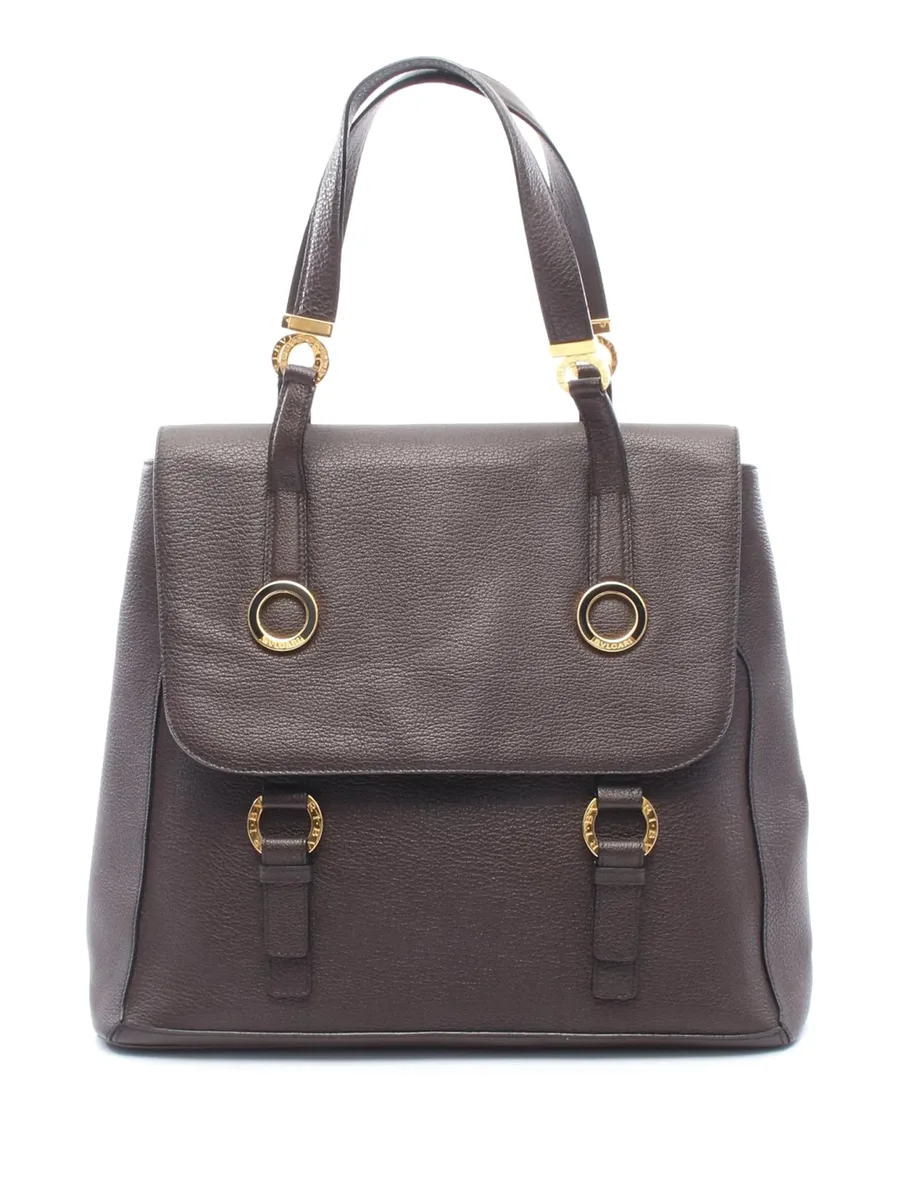 2010-2026 Leather Flap tote bag 2