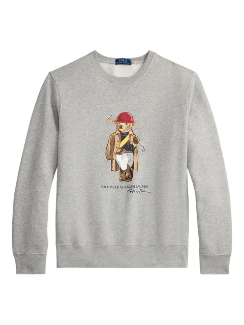 флисовая толстовка с принтом Polo Bear