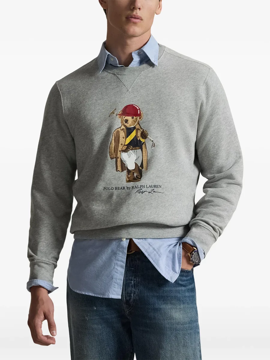 флисовая толстовка с принтом Polo Bear 5