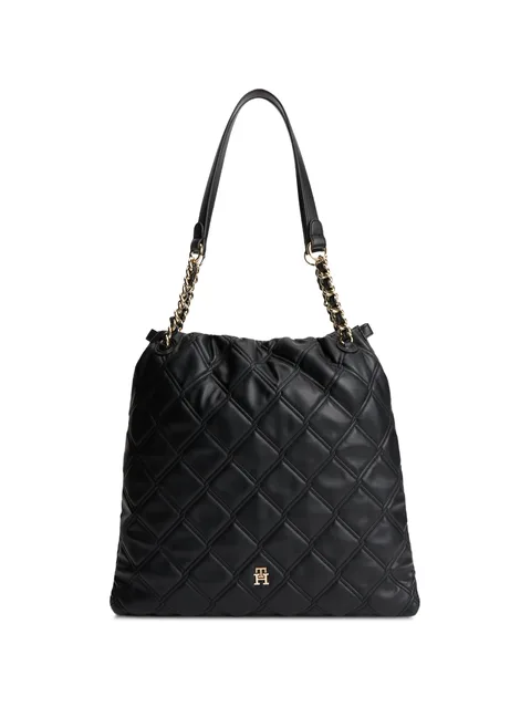 quilted tote bag