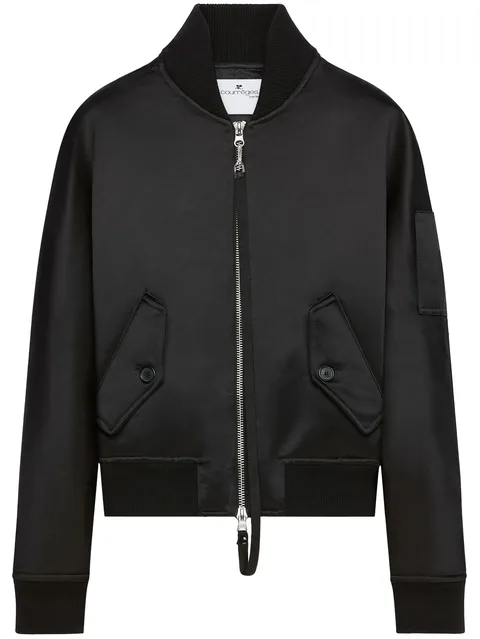 satin bomber jacket