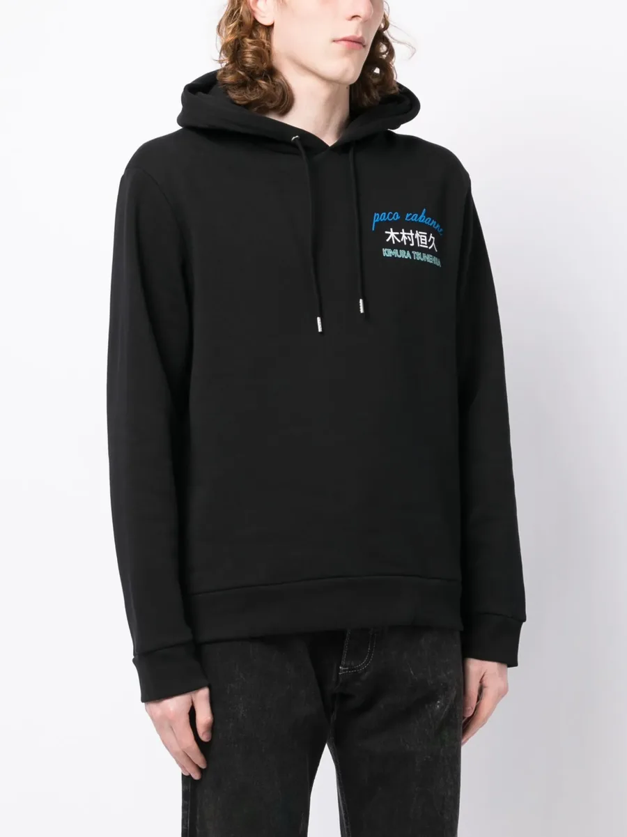 x Kimura Tsunehisa world-print hoodie 6