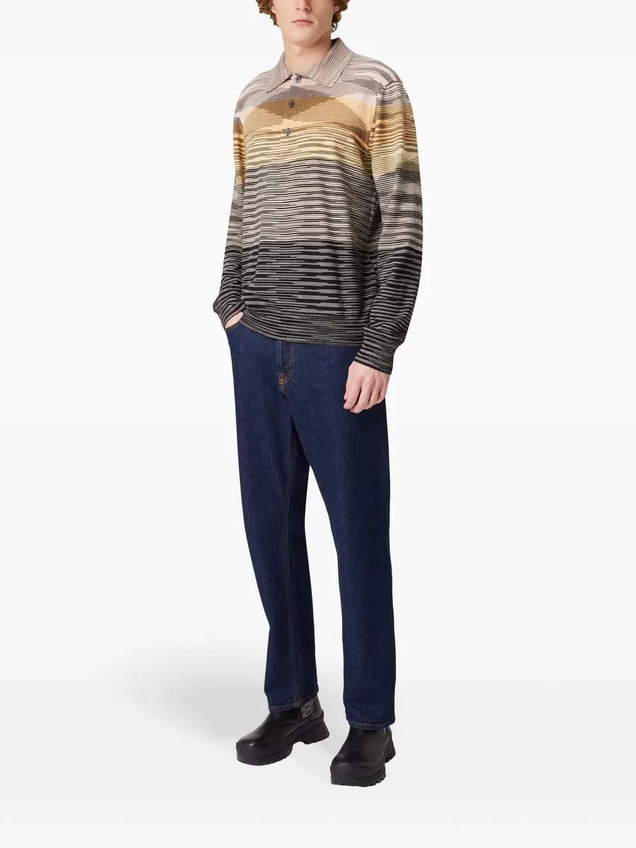 slub wool polo shirt 3