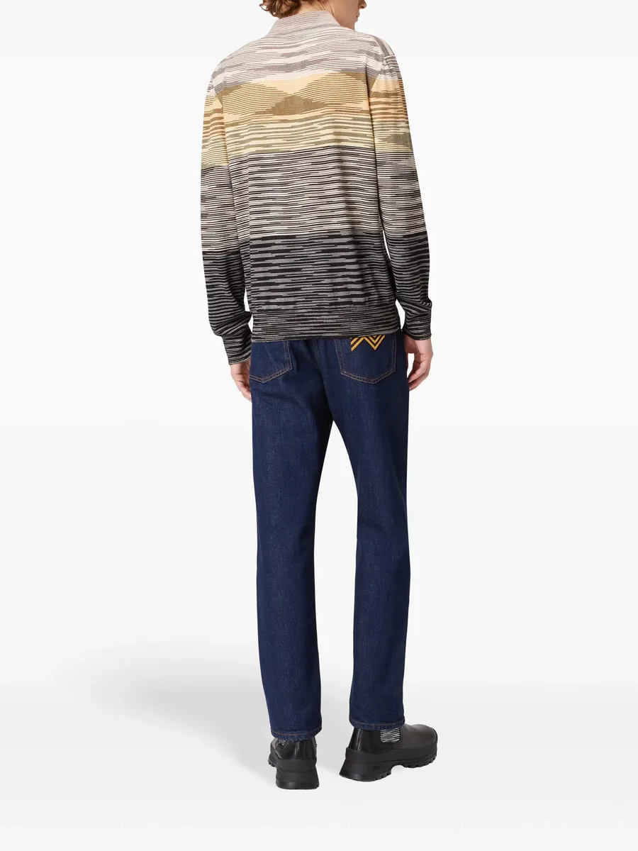 slub wool polo shirt 6