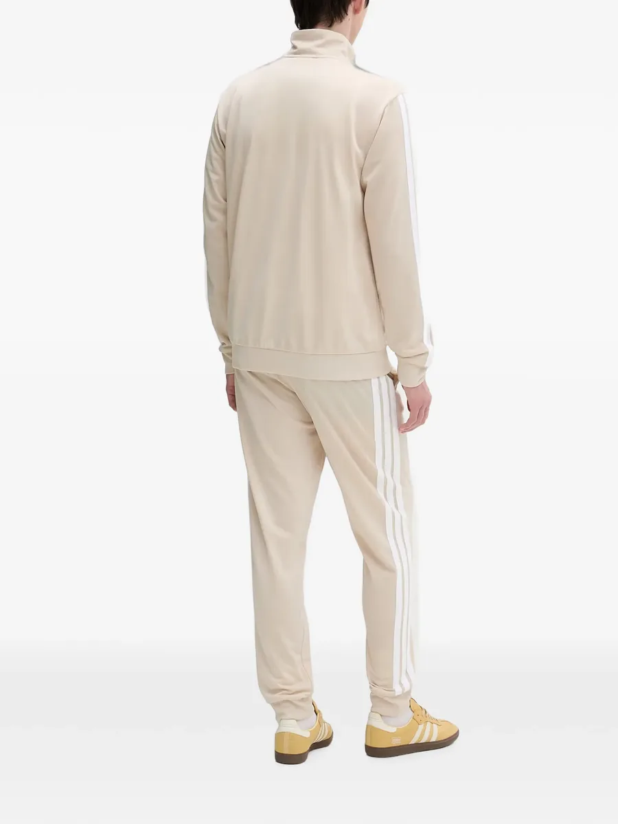 side-stripe zip-up sweater 5