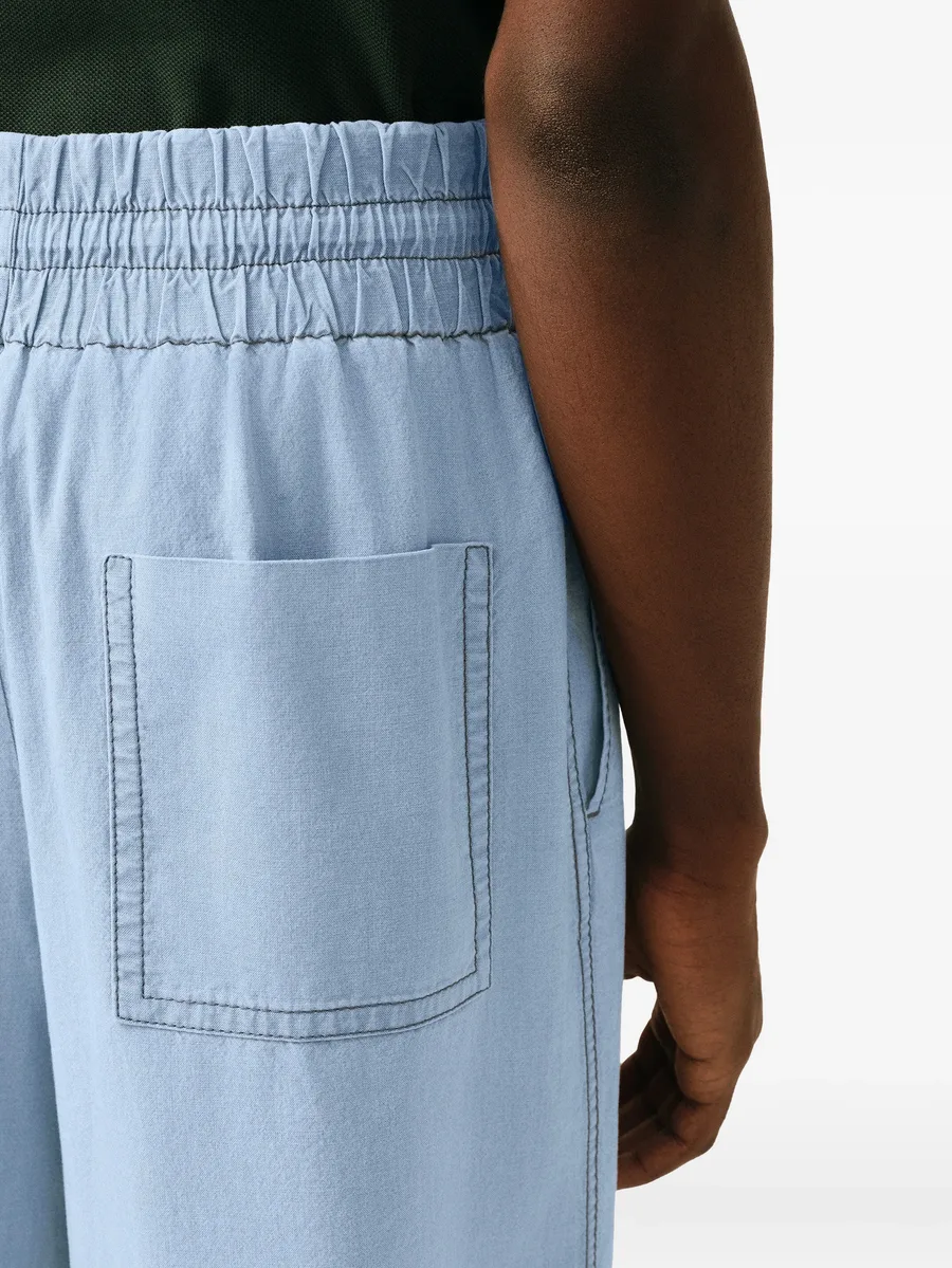 cotton elasticated large bermuda shorts 11