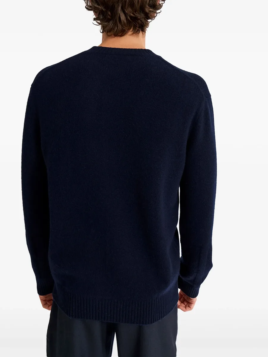 round-neck cashmere jumper 8