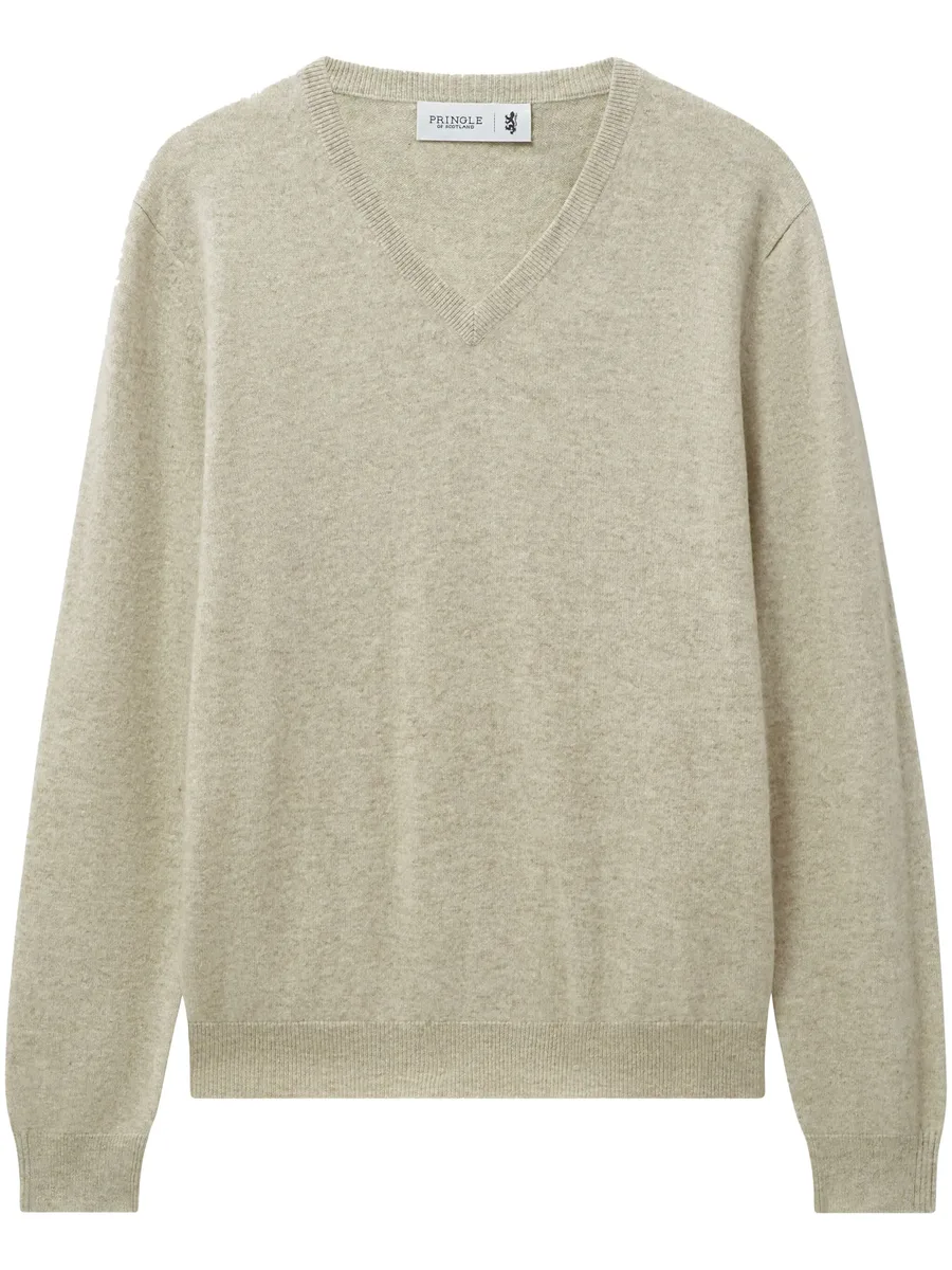 V-neck cashmere jumper 1