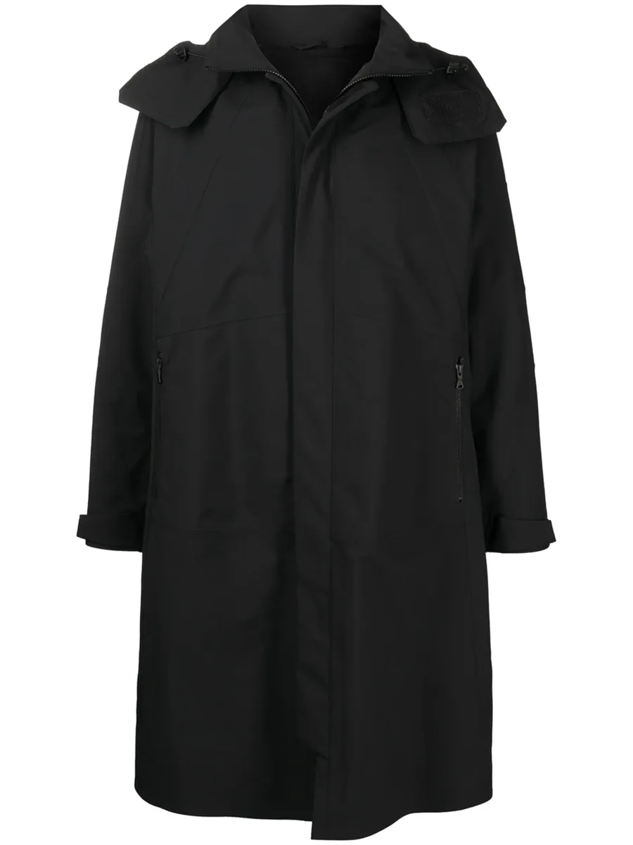 logo-patch hooded jacket 2