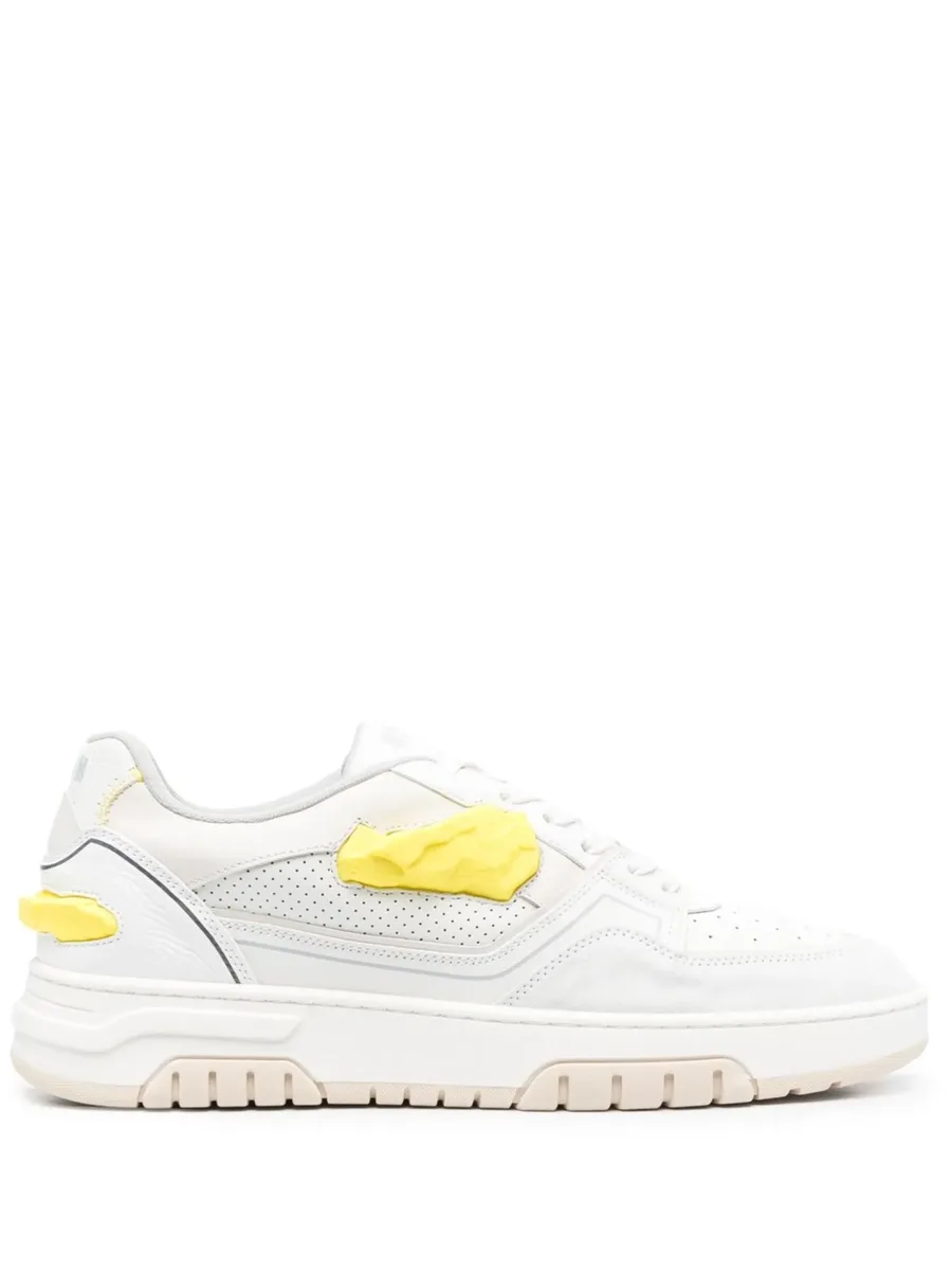 panelled low-top sneakers 1