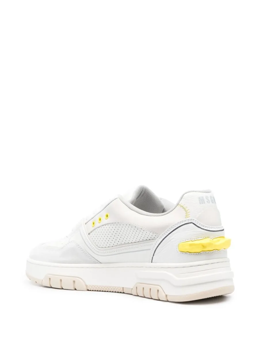 panelled low-top sneakers 6