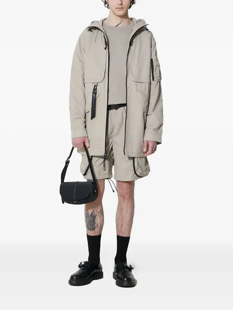 belted cargo shorts