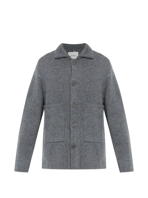 patch-pocket cardigan