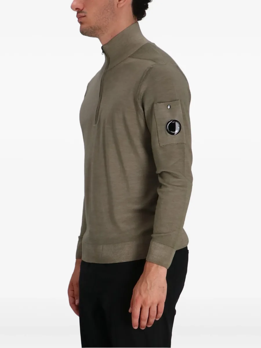 half-zip lens-pocket sweater 6