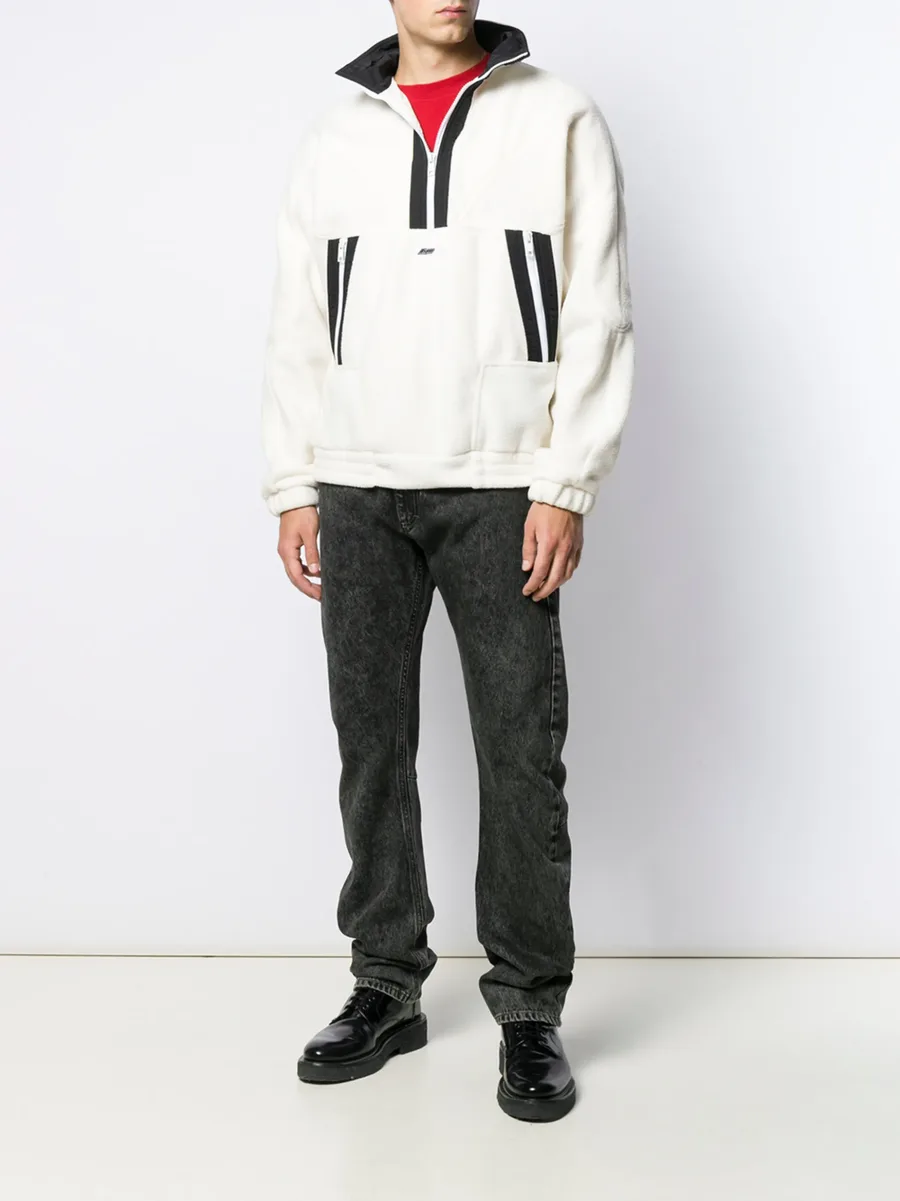 contrast stripe sweatshirt 4