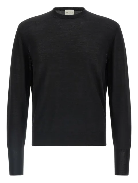long-sleeve crew-neck sweater