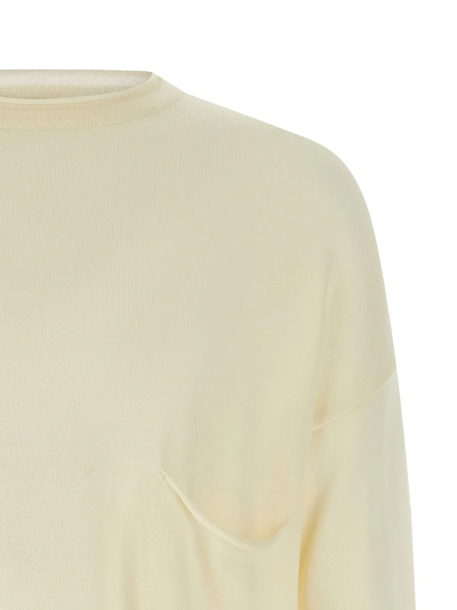 pocket round-neck sweater 6