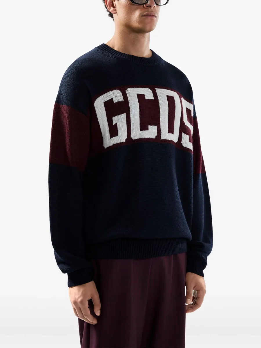 striped logo-detail sweater 8