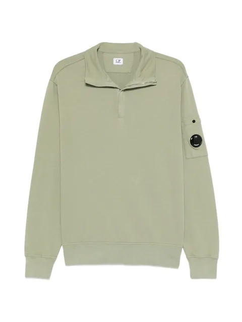 light fleece half zip sweatshirt